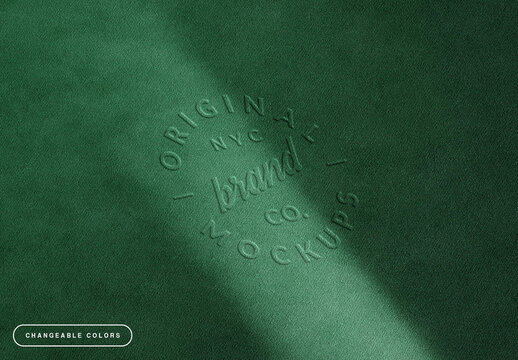 Embossed Logo Mockup