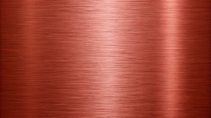 A brushed copper metal surface with horizontal lines and a subtle sheen