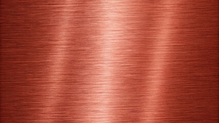 A brushed copper metal surface with a warm, reflective sheen
