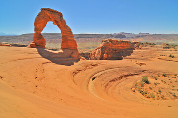 Delicate Arch in Arches National Park in Utah, United States