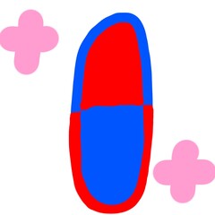 red pills isolated on white