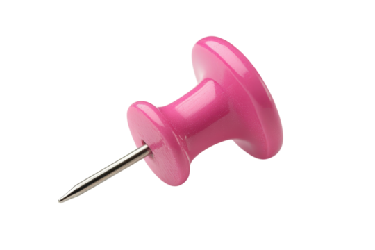 Pink Push Pin Office Supply Still Life Macro Photography Notice Board Essentials Back To School Work