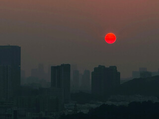 hong kong sunset