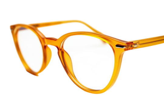 Trendy sunglasses in honey orange frame modern eyewear fashion accessory style eye protection summer