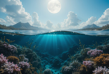 Under water view