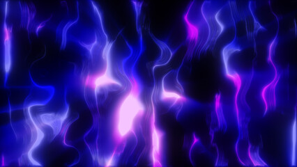 Abstract flowing energy pattern with glowing blue and purple hues, depicting fluid motion and futuristic design