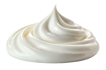 Swirl of White Cream
