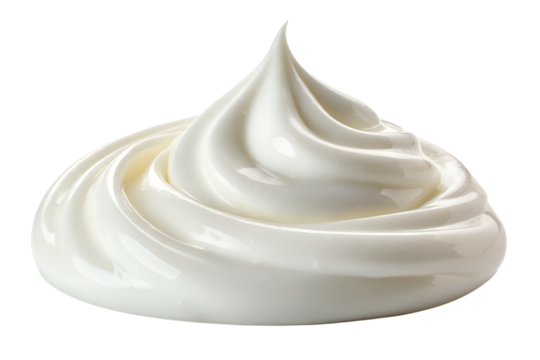Swirl of White Cream