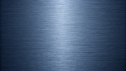 Brushed blue metal surface with horizontal lines and light reflection