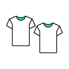 Naklejka premium t shirt vector illustration