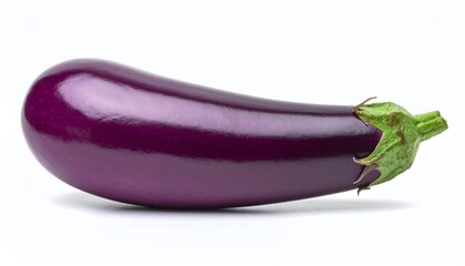 eggplants isolated on white background