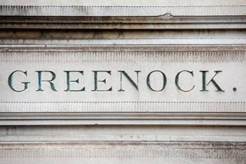 Greenock in Scotland