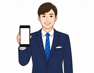 男性　スマホ