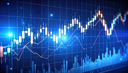 Financial data graph