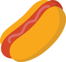 Hot Dog with Mustard