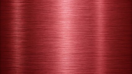 Closeup view of a brushed red metal texture