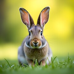 Fototapeta premium rabbit in the grass