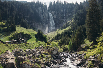mountain landscape in the morning