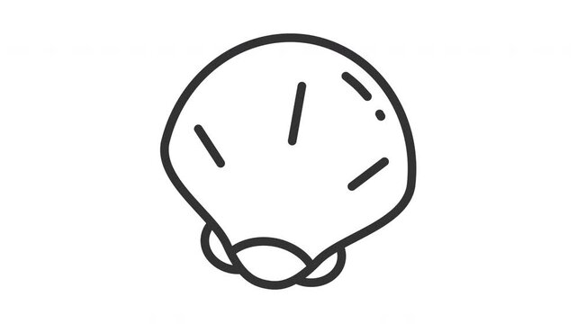 animated shellfish icon. Perfect for food, allergy, allergen, health, egg, fish, peanut, nutrition, drink, gluten, seafood, allergic, reaction, disease, allergens, ingredient, medicine and immune