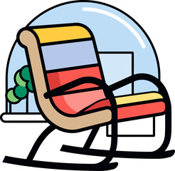 Rocking Chair by the Window: A Cozy Relaxation Nook