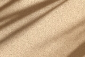 Textured beige wall background with shadow overlay for presentation