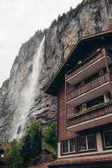house in the mountains