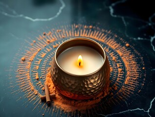 Illuminating Tranquility: A Scented Candle Ritual