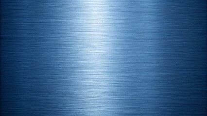 A captivating blue metal texture with a brushed finish and a bright, central highlight