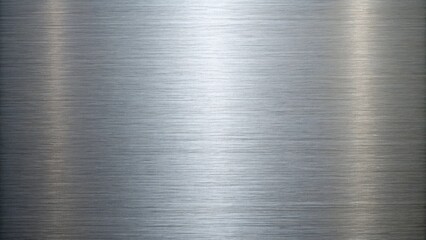 A brushed metal texture creates a sleek and modern background with subtle light reflections