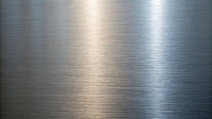 The brushed metal texture offers a sleek and modern background with subtle light reflections and gradients