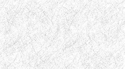 PrintChaotic grunge scratch texture with random abstract lines on white background. Distressed surface overlay design with rough noise pattern. Vintage worn effect.