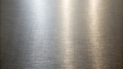 The shiny metal surface reflects light, creating a textured and industrial aesthetic