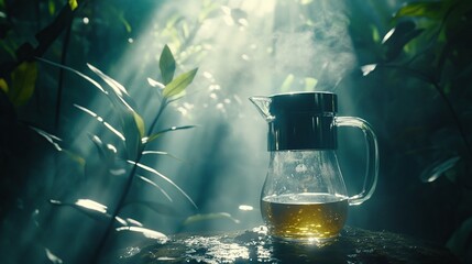 Jungle Tea Brewing, Sunbeams, Mystical, Relaxation