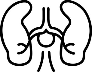 Vector illustration of human body parts and organs, featuring anatomical icons and symbolic designs