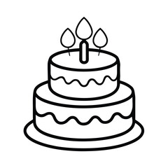 beautiful celebration birthday cake design