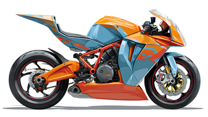 Futuristic Sport Motorcycles