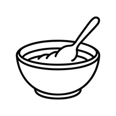 bowl of yogurt