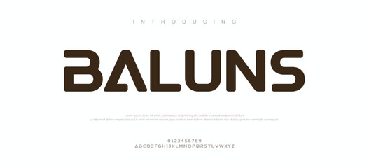 Minimal modern alphabet fonts. Typography minimalist neon urban digital fashion future creative logo font.