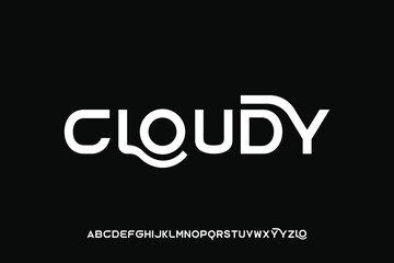 Display alphabet font vector design suitable for headline, poster, logo, magazine and many more