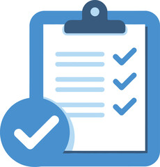 Obraz premium Checklist illustration vector graphic for task management and project planning and business