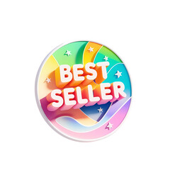 Top Seller & Best Seller Badge Collection, and Premium Styles Bestseller Award Labels & Ribbons – Gold, Black, and Colorful Vector Icons,Premium Quality Seller Badges – Round, generative ai