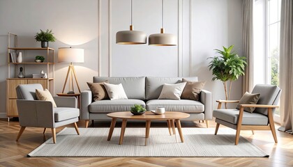 Modern living room interior (3)