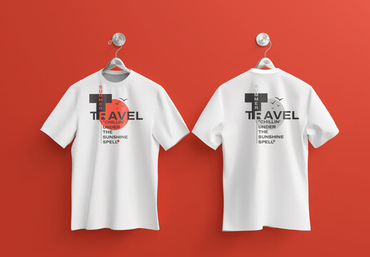 Stylish Typography Summer Travel T Shirt Design