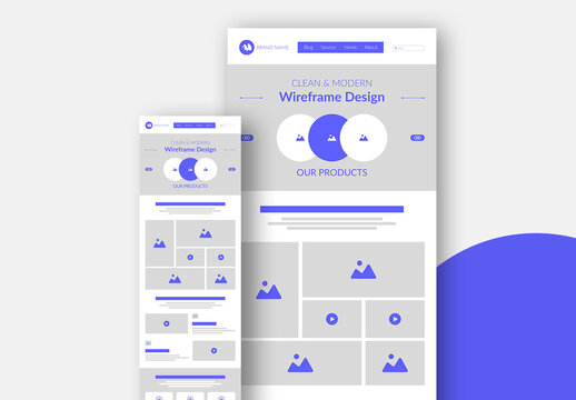 Wireframe Template Layout