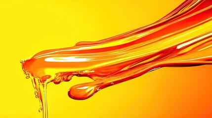 Honey flowing, golden, studio backdrop, dripping, food