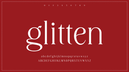 Elegant alphabet letters font and number. Classic Copper Lettering Minimal Fashion Designs. Typography fonts regular uppercase and lowercase. vector illustration