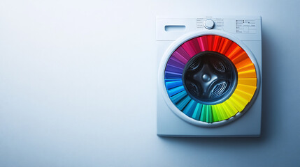 Color Wheel for Art and Painting Projects - Isolated on White Background