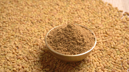 organic fenugreek seeds powder ,ingredients in Indian cuisine