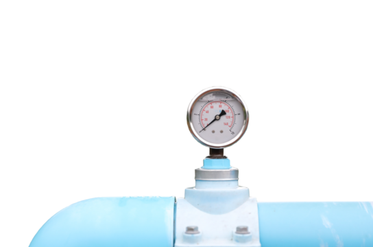 Pressure gauge meter on transparent background (PNG File) - Powered by Adobe