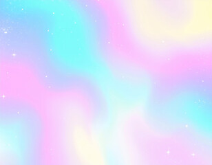 Aurora Gradient Pastel Abstract Background for Women